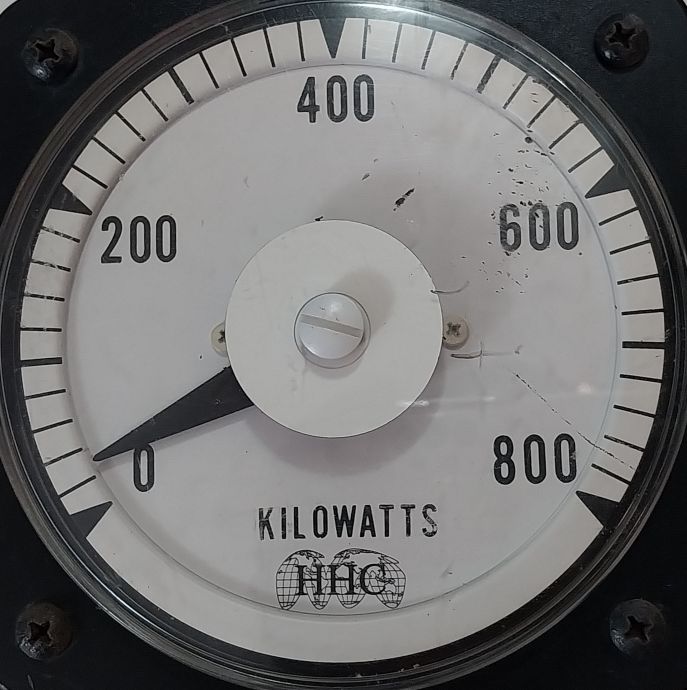 Yokogawa Dc Volts Meter 0-800 Kilowatts 0-1 Milliamperes Dc