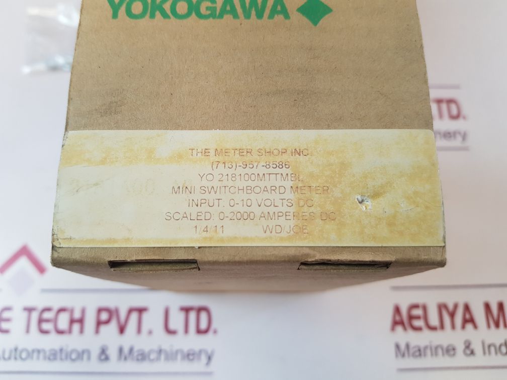 Yokogawa 0 To 2000 Dc Amperes
