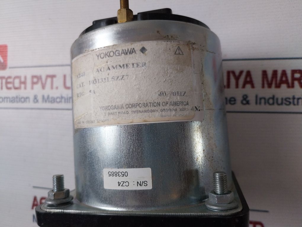 Yokogawa 103131Lszz7 Ab40 Ac Ammeter 0-600 Ac Amperes