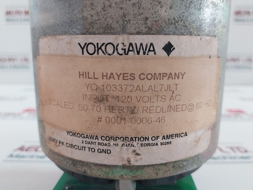 Yokogawa 103372Alal7Jlt Frequency Meter With Low Pass Filter