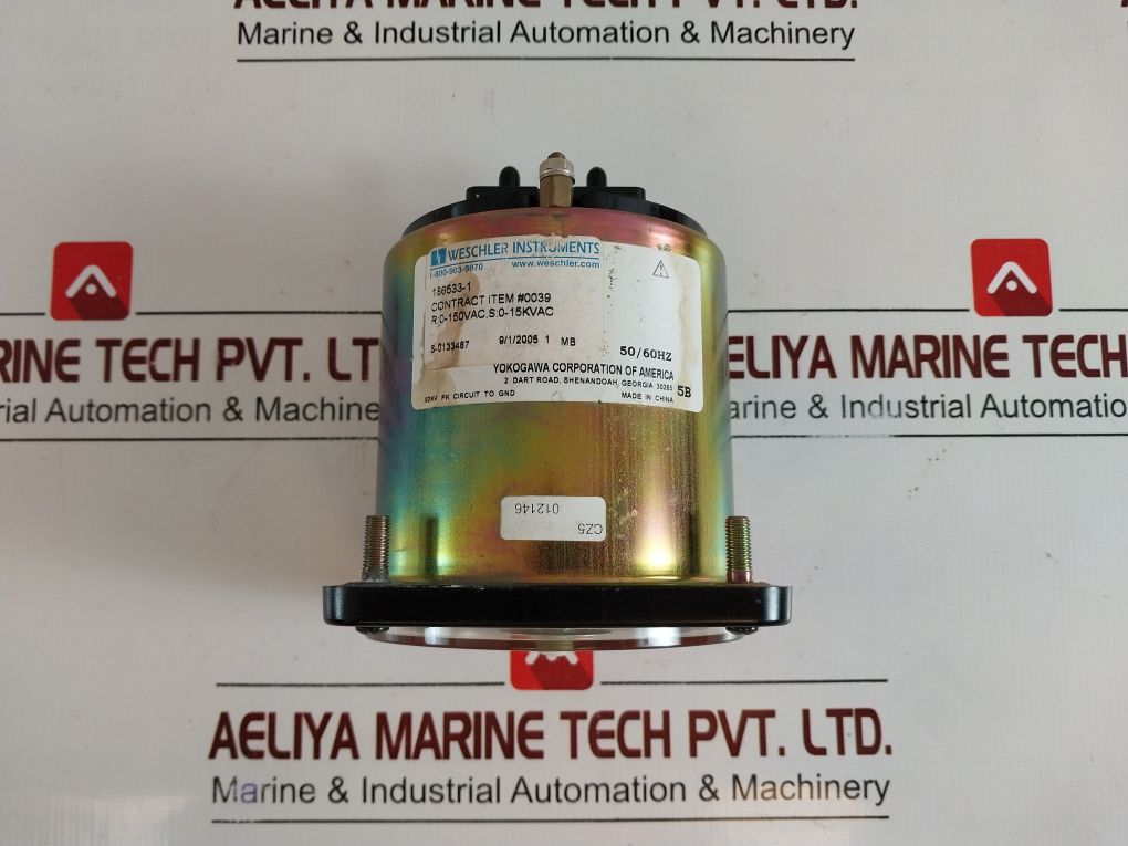 Yokogawa 186533-1 Analog Voltmeter