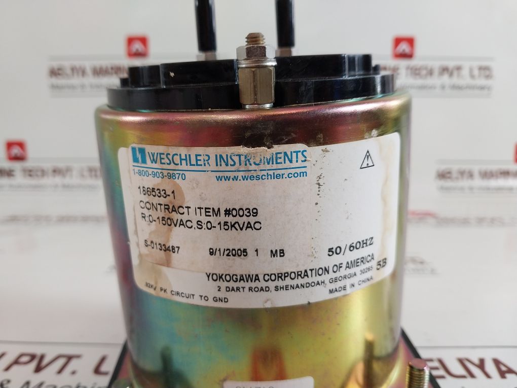 Yokogawa 186533-1 Analog Voltmeter