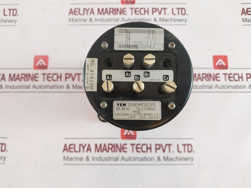 Yokogawa 2109 Synchroscope Meter 41829M