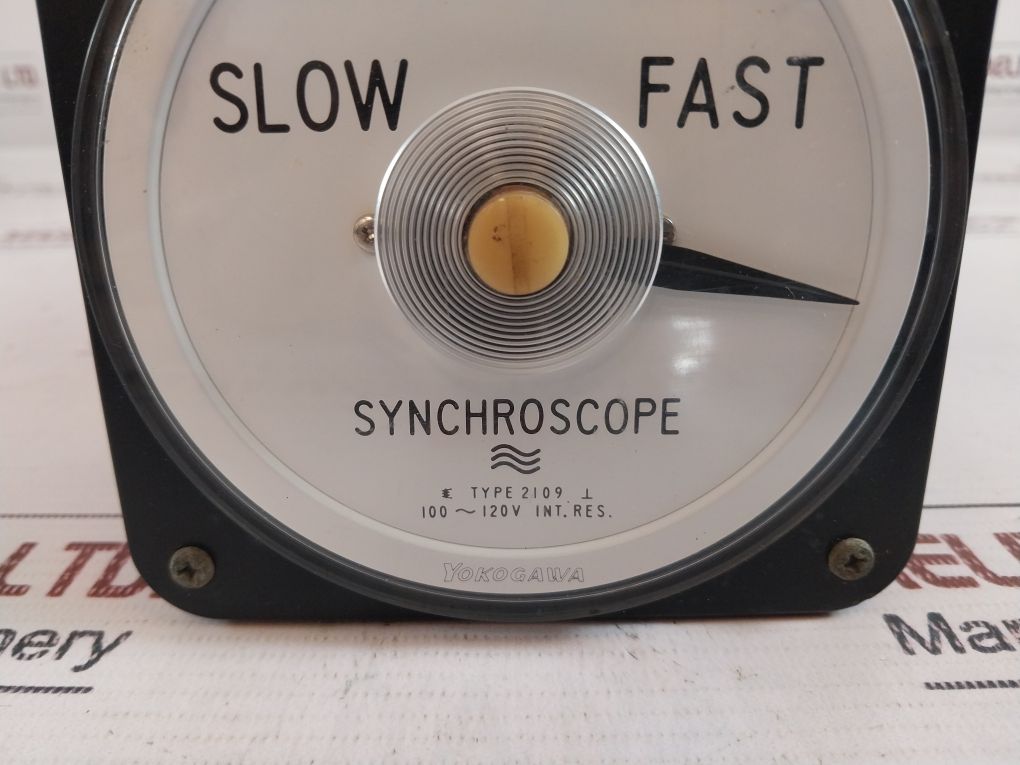 Yokogawa 2109 Synchroscope Meter 41829M
