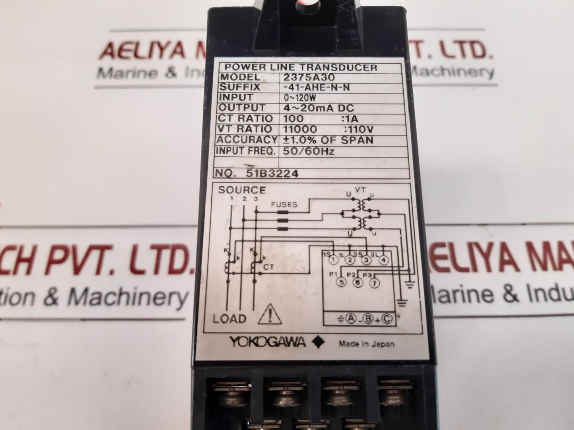 Yokogawa 2375A30 Power Line Transducer