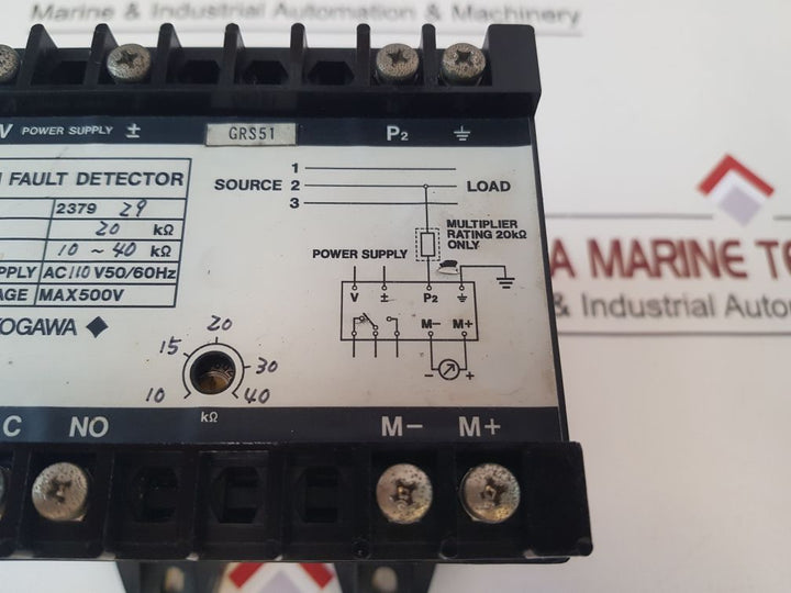 Yokogawa 2379 29 Earth Fault Detector Free Shipping