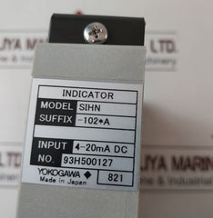 Yokogawa Sihn -102*A Indicator 5035-102*A 0 To 5 Kgf/Cm²