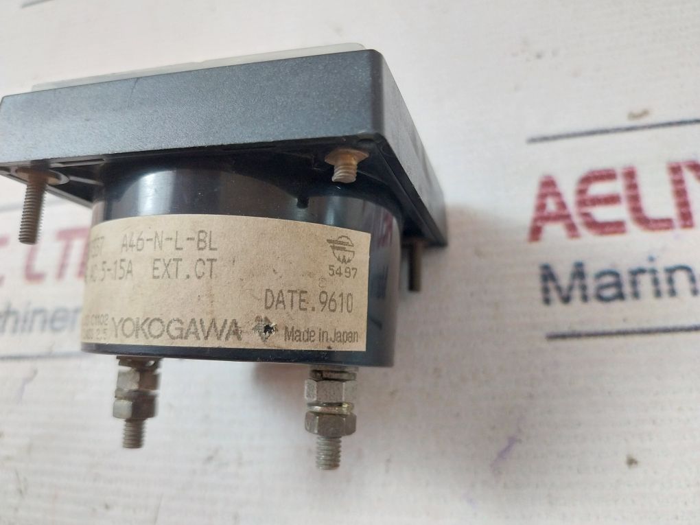 Yokogawa A46-n-l-bl Panel Meter 0-6000 A