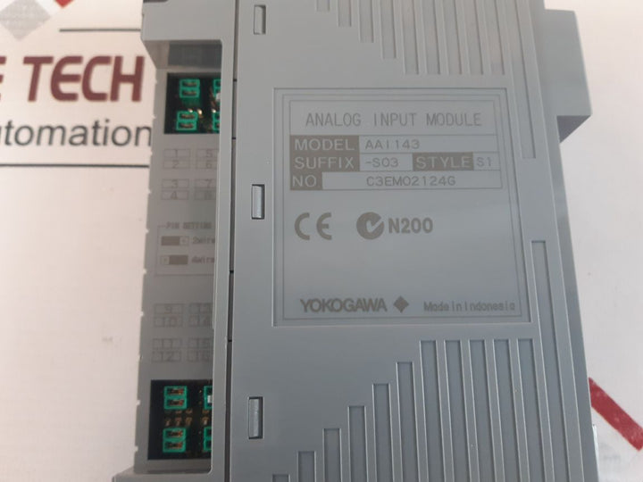 Yokogawa Aai143-s03 Style S1 Analog Input Module