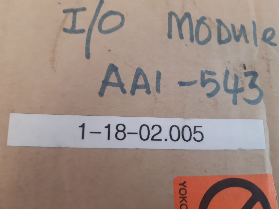 Yokogawa Aai543-s03 Analog Output Module Style S1