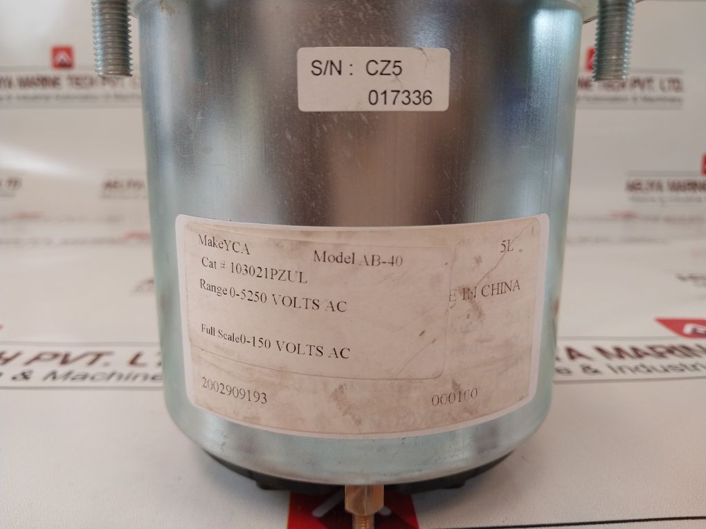 Yokogawa Ab-40 Volt Meter 0-5250 Volts Ac