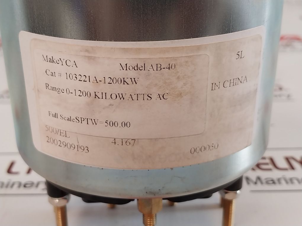 Yokogawa Ab-40 Kilowatts Meter