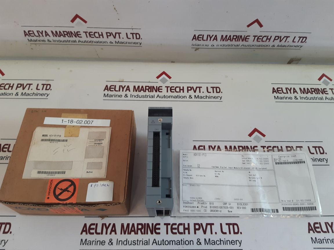 Yokogawa Adv151-p13 Style S2 Digital Input Module