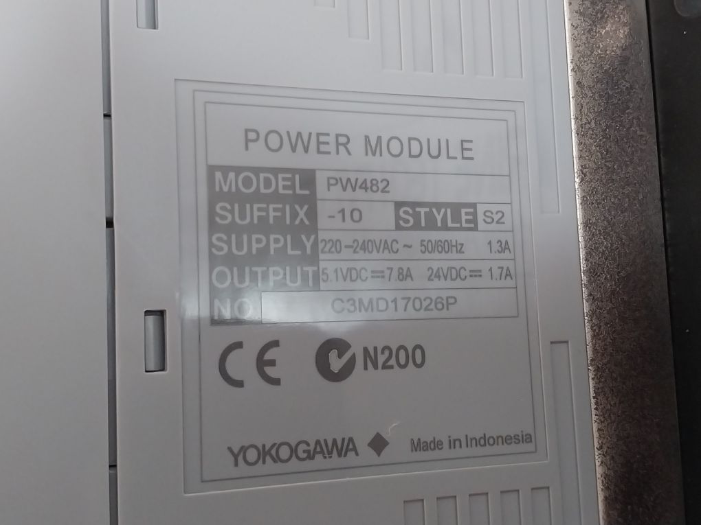 Yokogawa Pw482-10,Cp451-10,Ec401-10,Adv551-p00,Ec401-10,Afv10D Module Rack