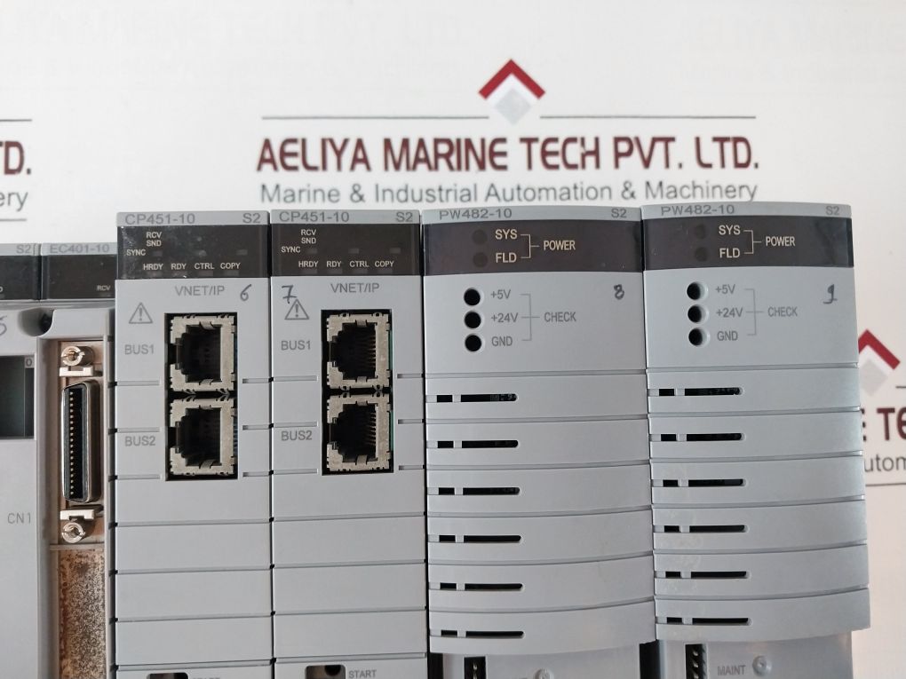 Yokogawa Pw482-10,Cp451-10,Ec401-10,Adv551-p00,Ec401-10,Afv10D Module Rack