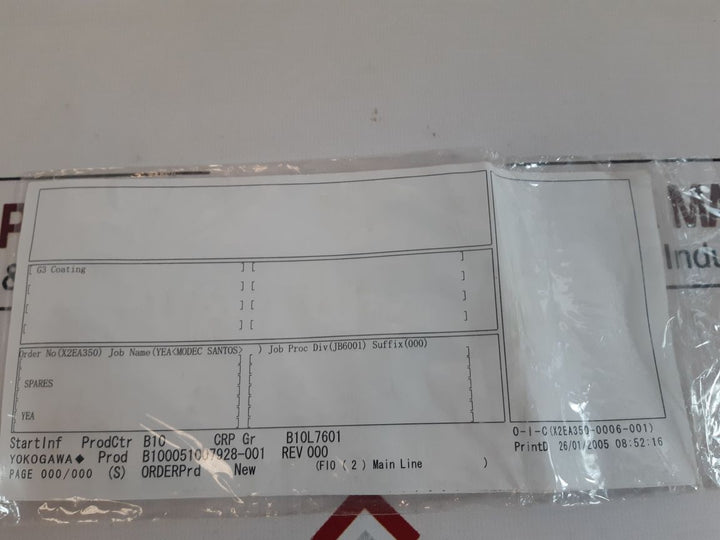 Yokogawa Alr121-s01 Analog Output Module Rs-422/Rs-485 Module