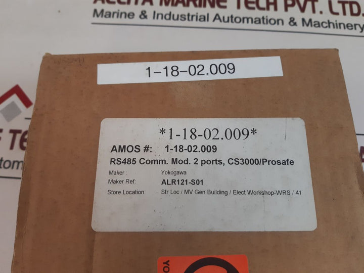 Yokogawa Alr121-s01 Analog Output Module Rs-422/Rs-485 Module