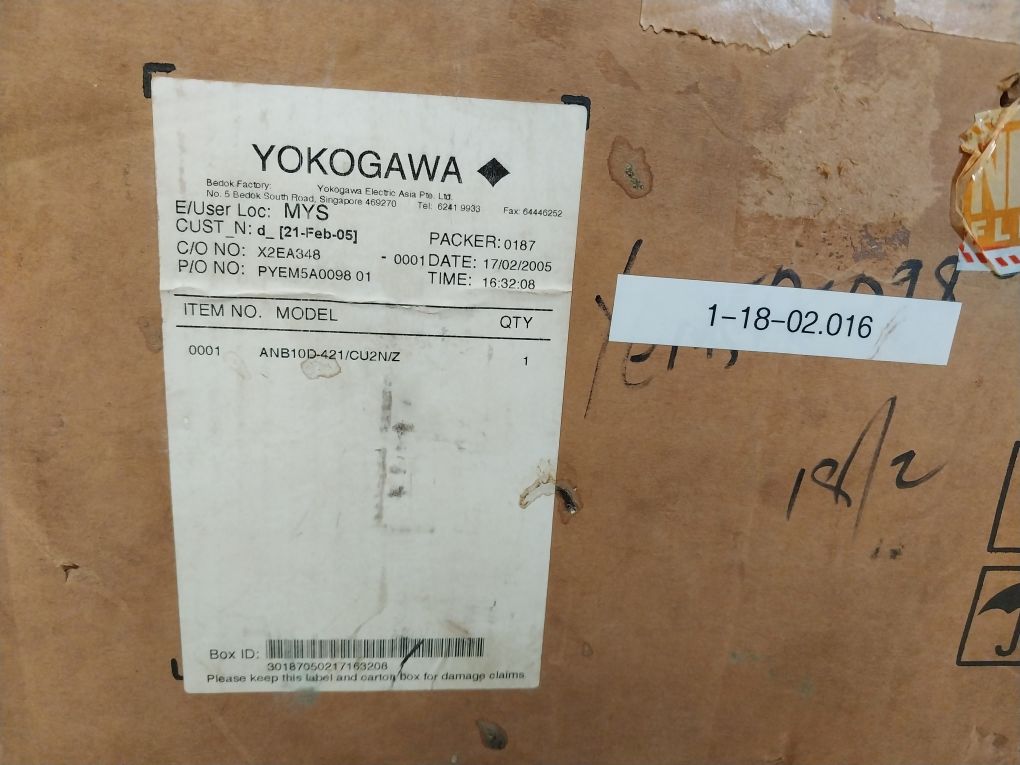 Yokogawa Anb10D,Sb401-11 S1,Pw482-11 S2,Anb10D-421/Cu2N/Z Node Interface Unit