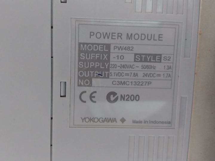 Yokogawa Pw482-10,Sb401-10,Adv151-e00,Aar145-s00,Aai143-h00 Module Rack