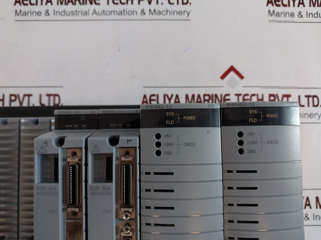Yokogawa Aai143-h00,Aar145-s00,Sb401-10,Pw482-10,Anb10D Module Rack