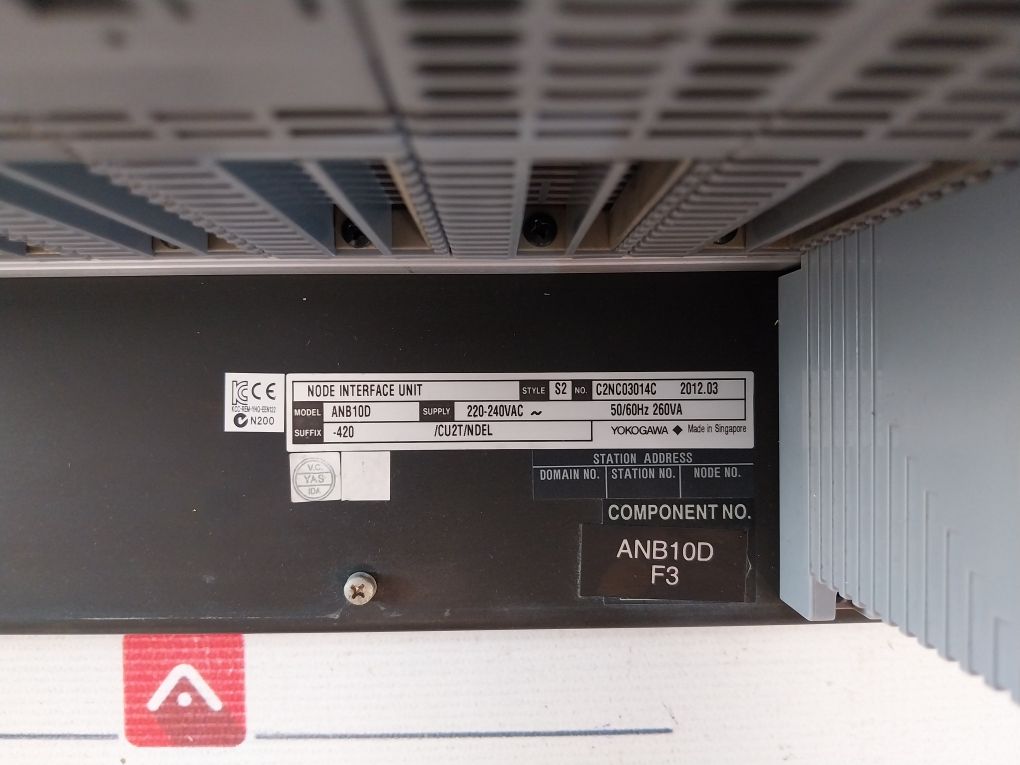 Yokogawa Anb10D Node Interface Unit 260Va