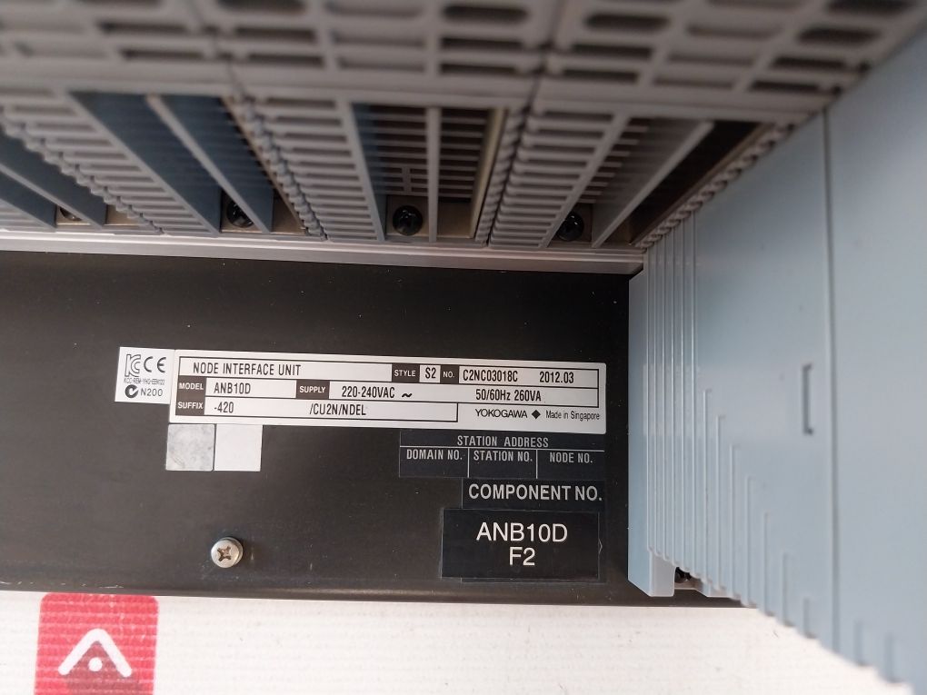 Yokogawa Anb10D Node Interface Unit 220-240Vac~