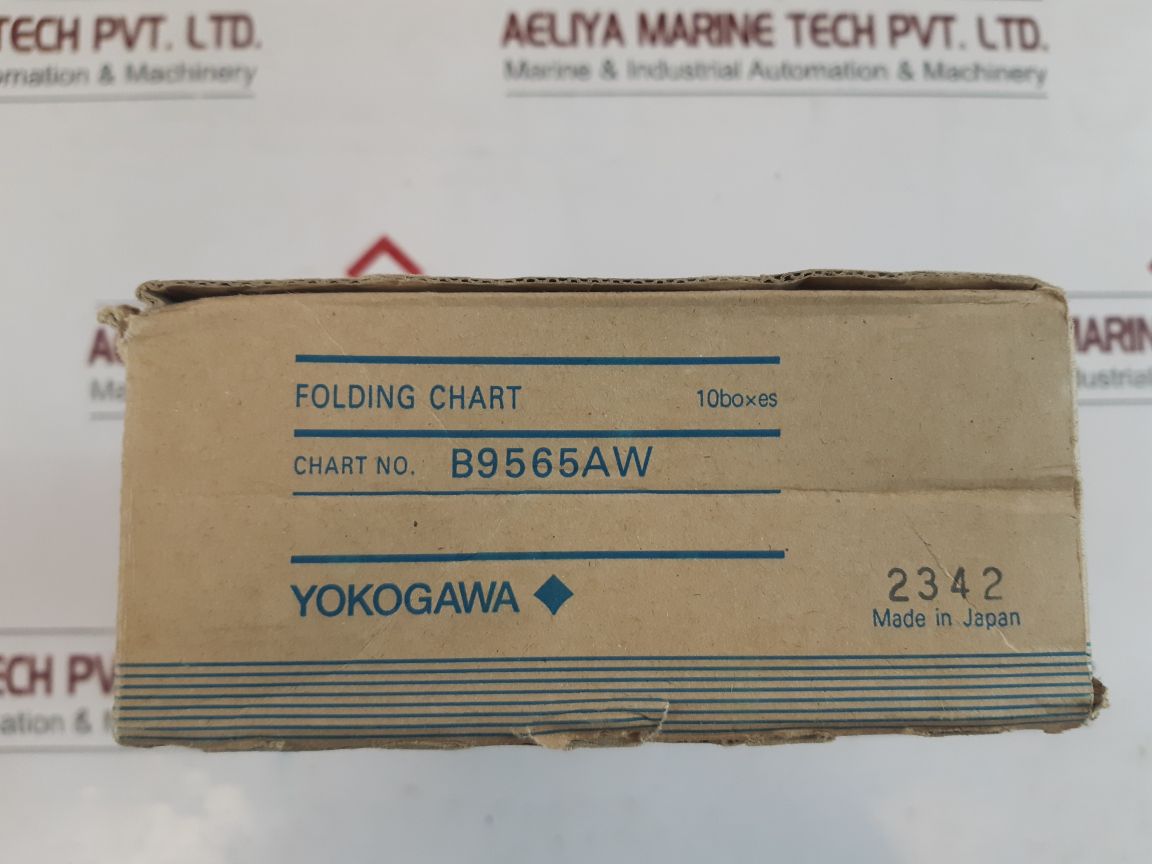 Yokogawa B9565Aw Folding Recording Chart – Aeliya Marine Tech