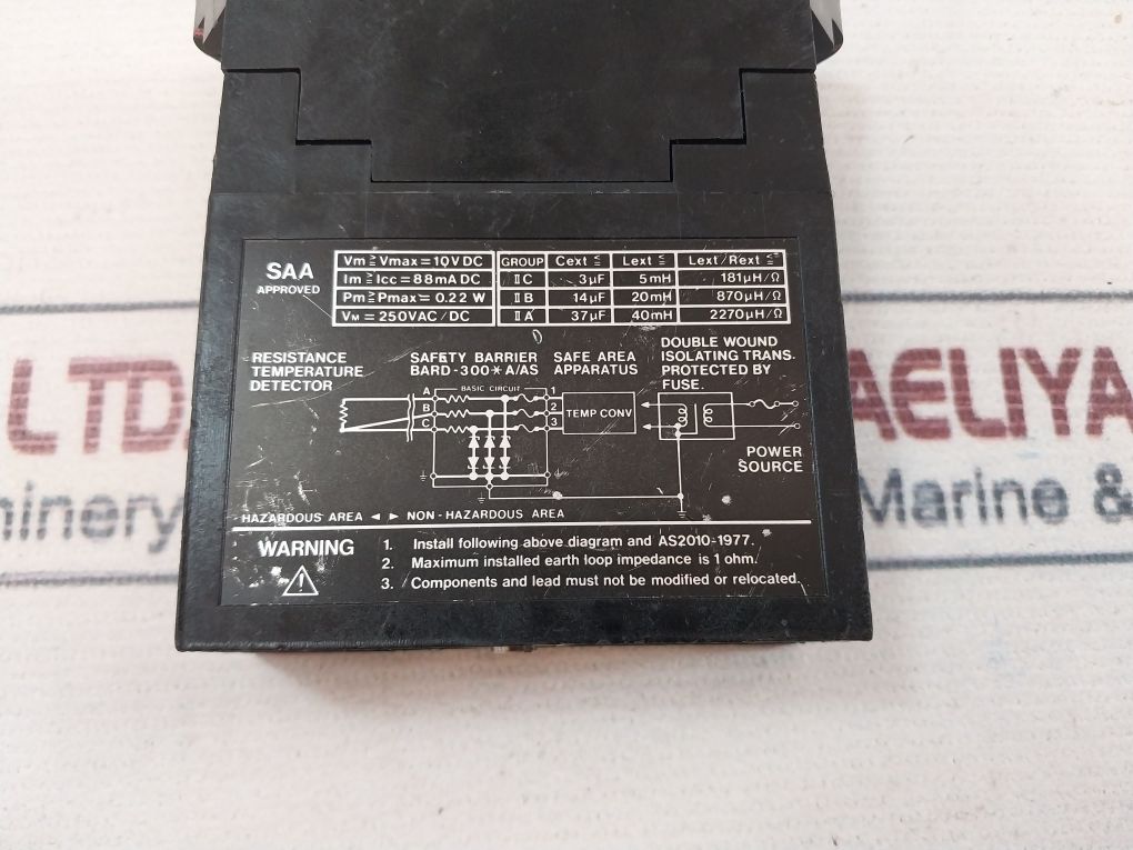 Yokogawa Bard Safety Barrier