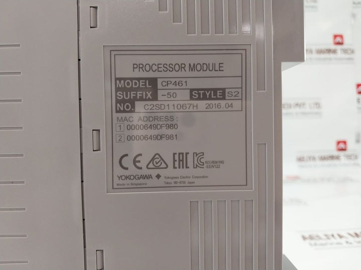 Yokogawa Cp461-50 Processor Module