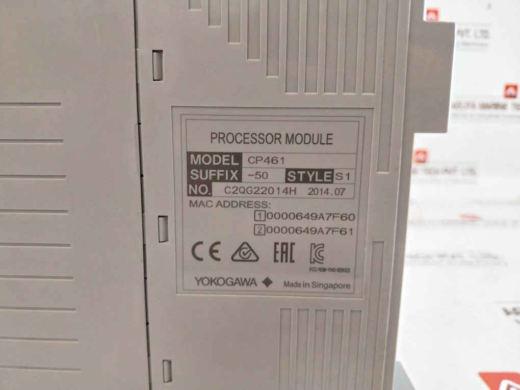 Yokogawa Cp461-50 S1 Processor Module