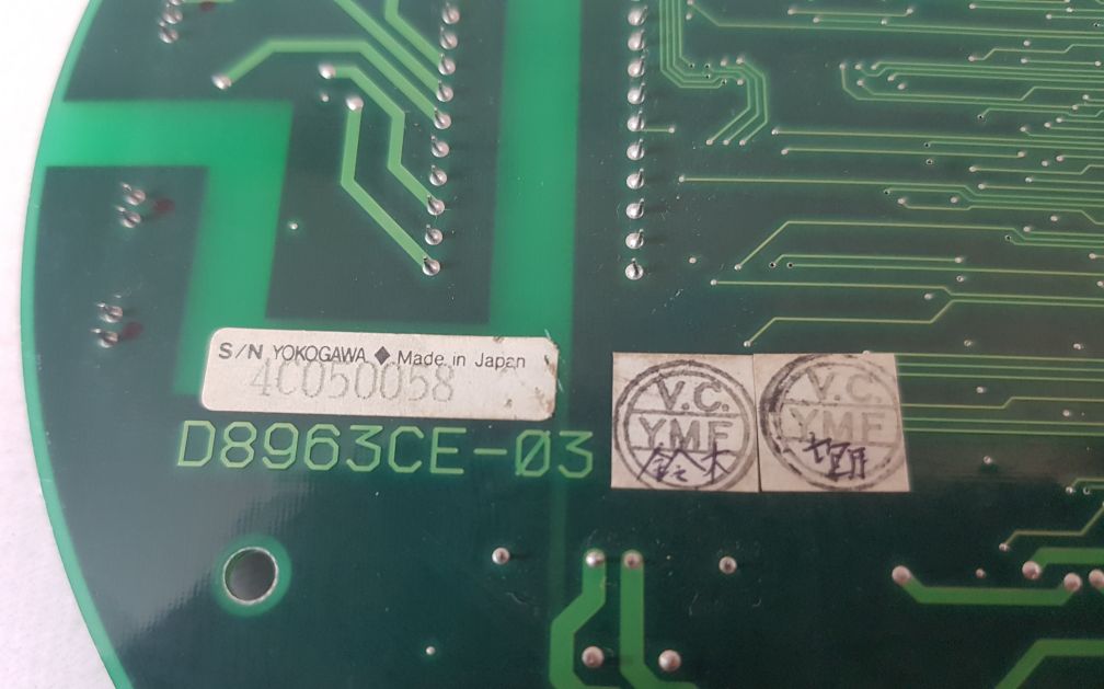 Yokogawa D8963Ce-03 Ctrl Assy D8963Cd Pcb Card