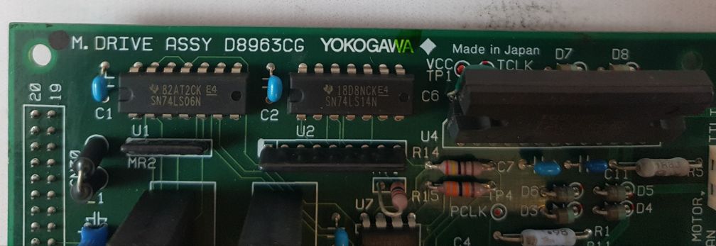 Yokogawa D8963Ch-01 M.Drive Pcb Card D8963Cg