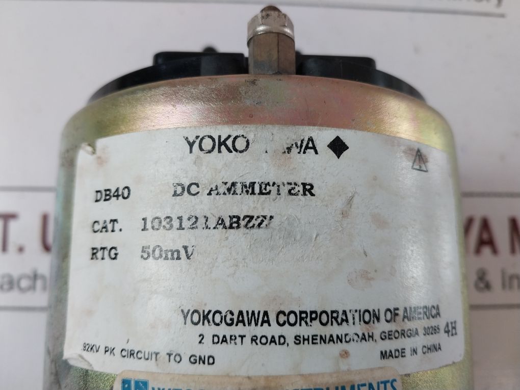 Yokogawa Db40 Dc Ammeter