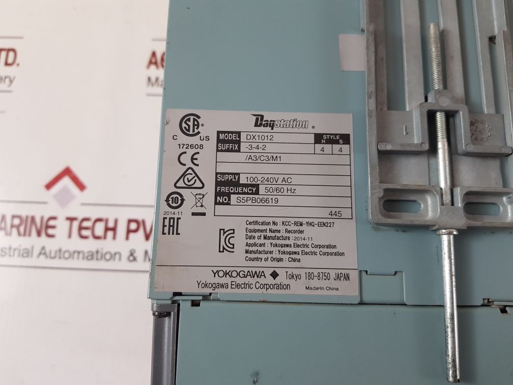 Yokogawa Dx1012 Recorder S5Pb06619