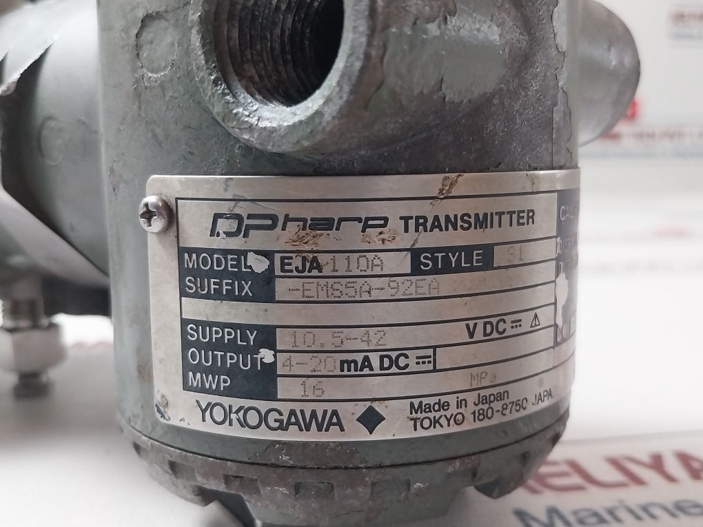 Yokogawa Eja110A Differential Pressure Transmitter 14A
