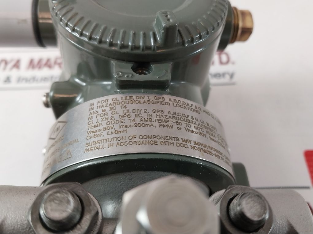 Yokogawa Eja110E Differential Pressure Transmitter