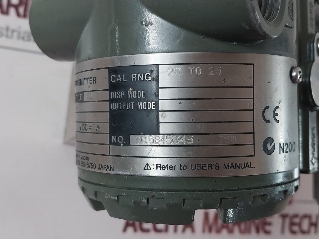 Yokogawa Eja120A Dp Harp Pressure Differential Transmitter