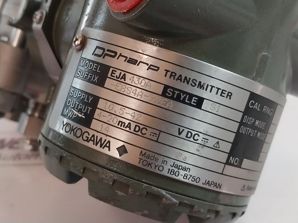 Yokogawa Eja430A Dpharp Pressure Transmitter 10.5-42 Vdc