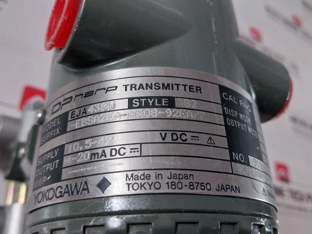 Yokogawa Eja438W Diaphragm Pressure Transmitter 10.5-42V Dc