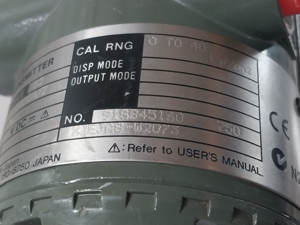 Yokogawa Eja438W Diaphragm Pressure Transmitter 10.5-42V Dc