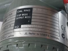 Yokogawa Eja438W Diaphragm Pressure Transmitter 10.5-42V Dc