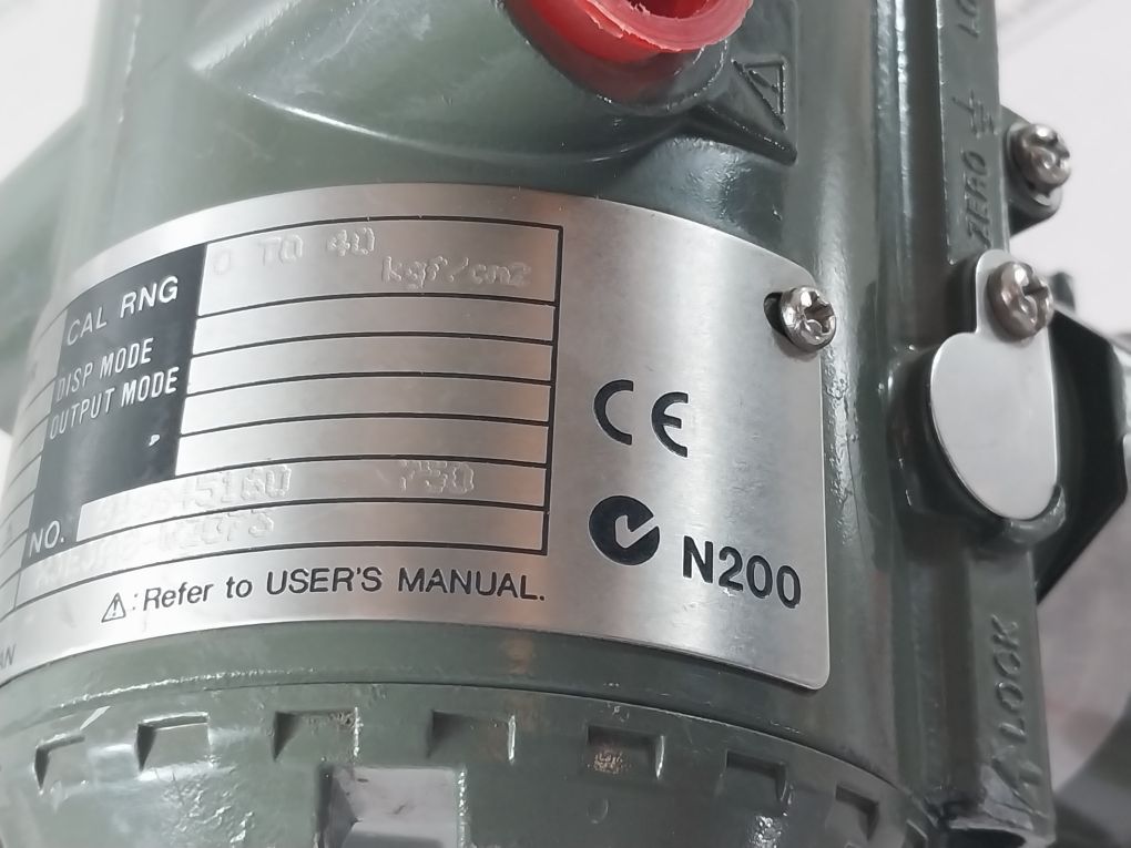 Yokogawa Eja438W Diaphragm Pressure Transmitter 10.5-42V Dc