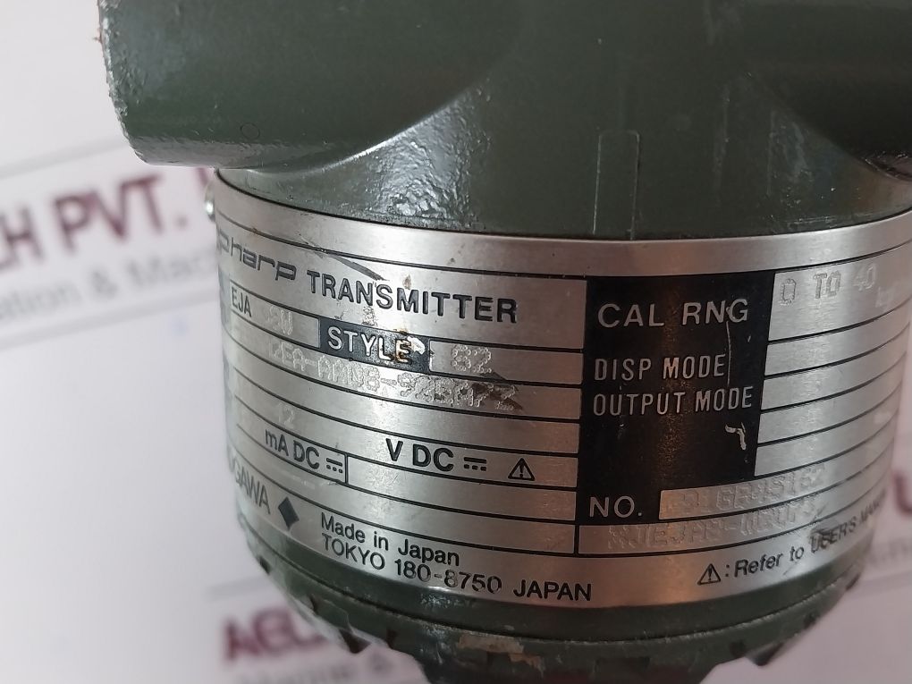 Yokogawa Eja438W Dpharp Transmitter Style S2 10.5-42 Vdc