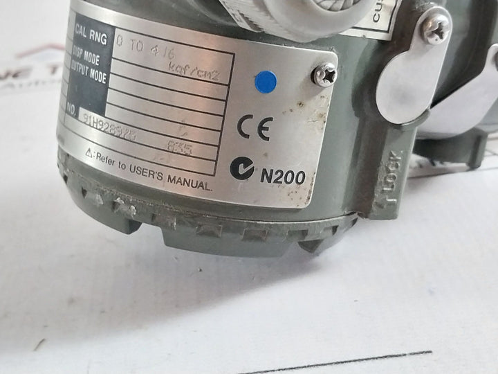 Yokogawa Eja530A Style S2 Dpharp Transmitter