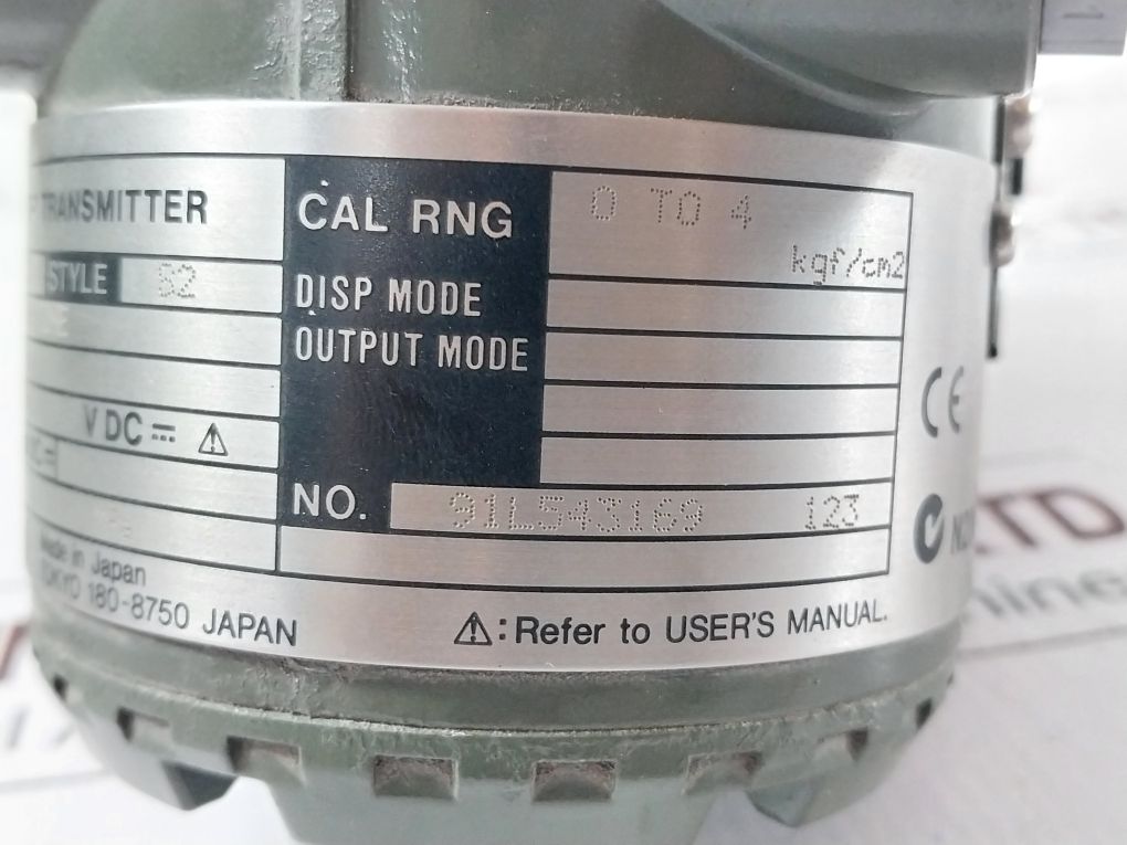 Yokogawa Eja530A-ebs4N-02Ne Dpharp Transmitter