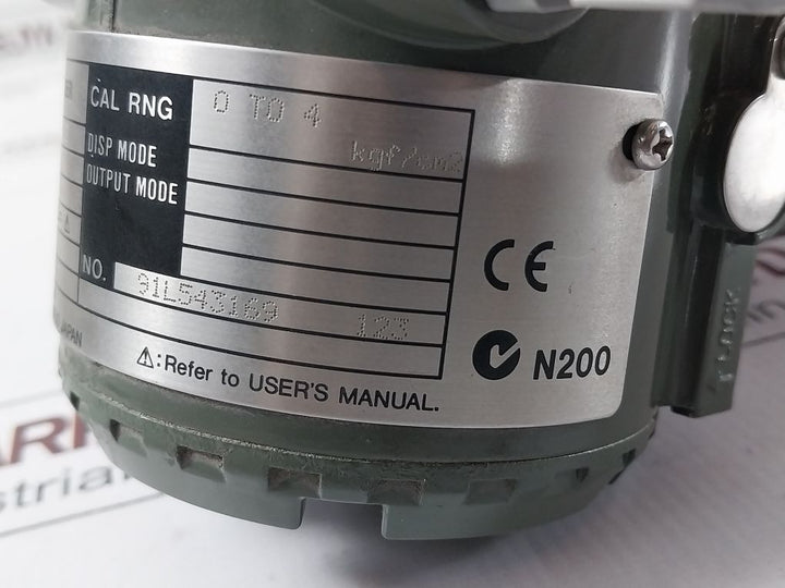 Yokogawa Eja530A-ebs4N-02Ne Dpharp Transmitter