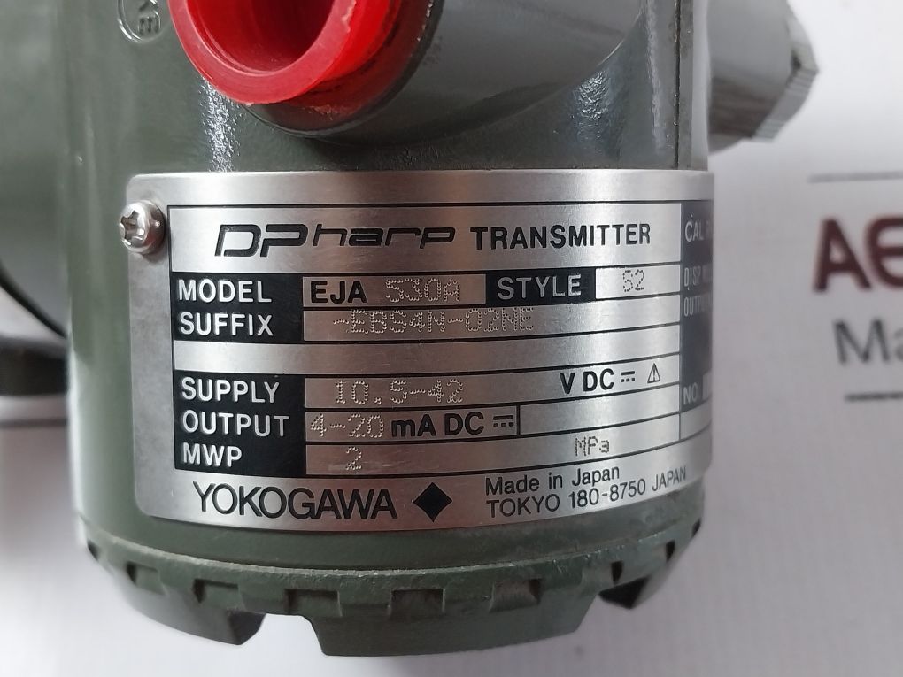 Yokogawa Eja530A-ebs4N-02Ne Dpharp Transmitter