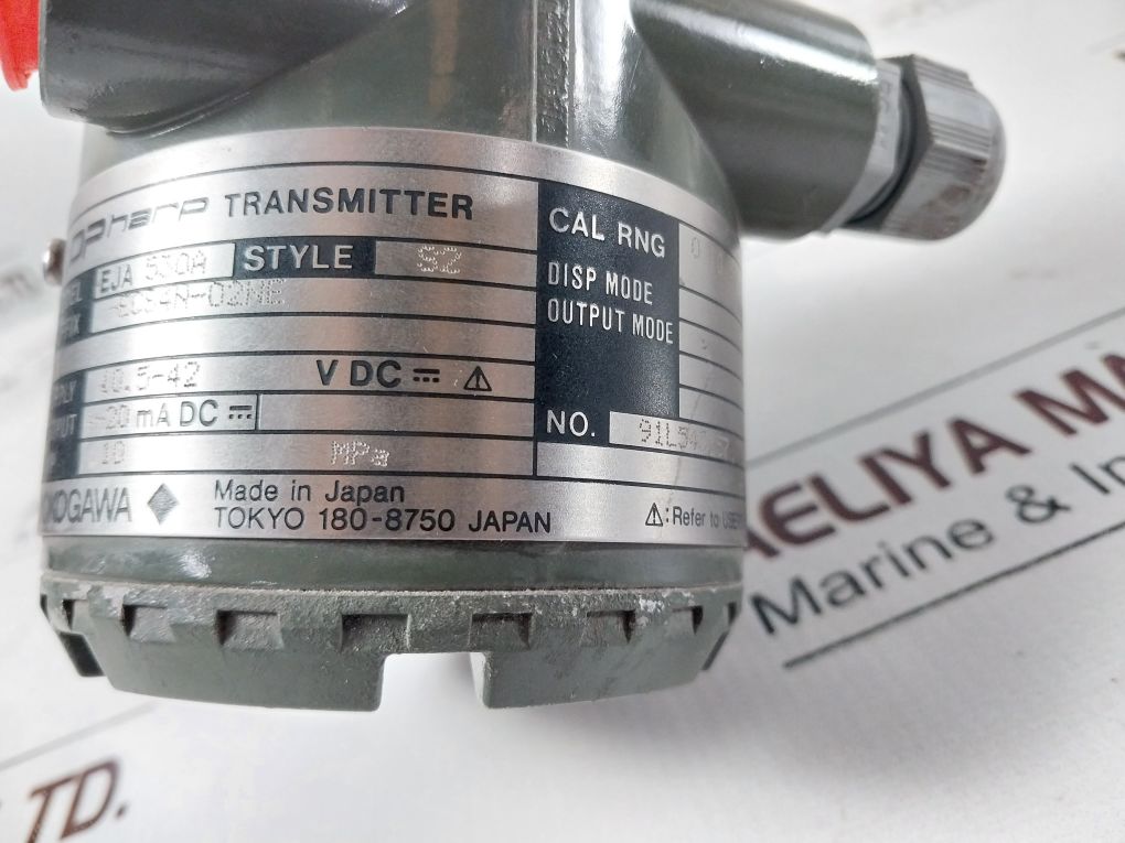 Yokogawa Eja530A-ecs4N-02Ne Dpharp Transmitter