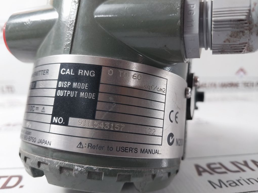 Yokogawa Eja530A-ecs4N-02Ne Dpharp Transmitter