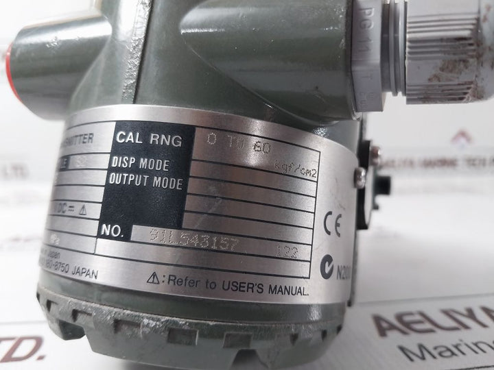 Yokogawa Eja530A-ecs4N-02Ne Dpharp Transmitter